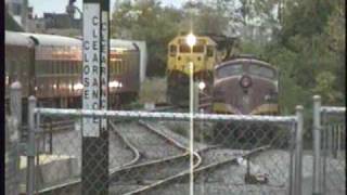 preview picture of video 'NYS&W Syracuse Stack Train Chase'