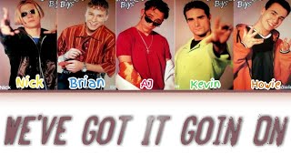Backstreet Boys - We&#39;ve Got It Goin&#39; On (Color Coded Lyrics)