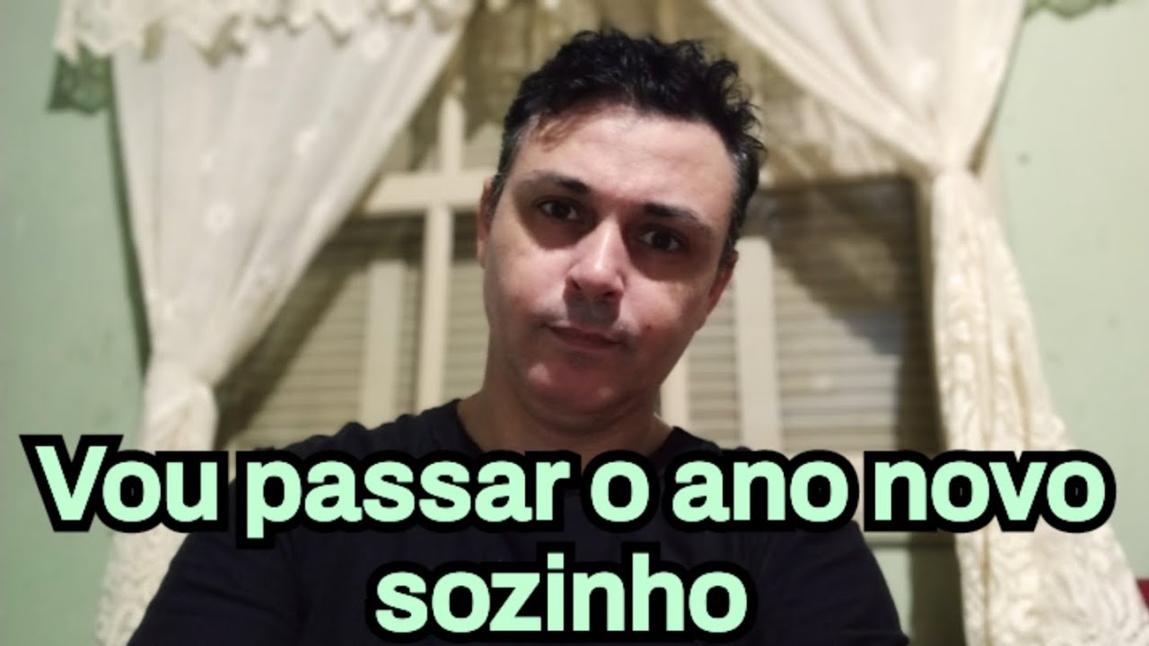 Vou passar o ano novo sozinho, eu e minha paz