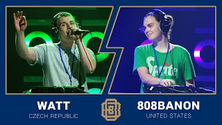 best build up and drop ever seen my life, and first round Robin in top 8 GBB（00:12:20 - 00:13:59） - Looping World Championship 🇨🇿 Watt vs 808Banon 🇺🇸 Vocal Music Soundclash - Semi Final 2023