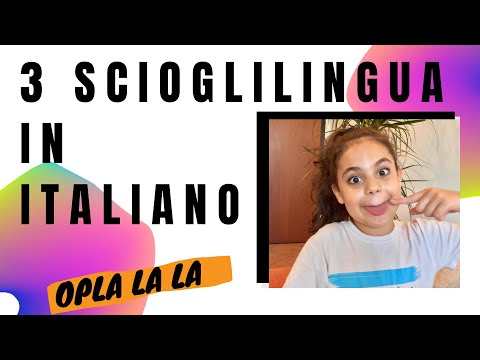 3 SCIOGLILINGUA IN ITALIANO #Oplalala #Tiritera #Giocoperbambini #Giocodiparole