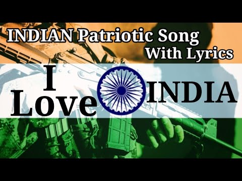 INDIAN Patriotic song with lyrics || Maybe Differences in colors Song in English || I Love My INDIA