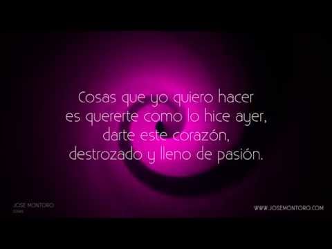 Jose Montoro - Cosas (Video Lyrics)