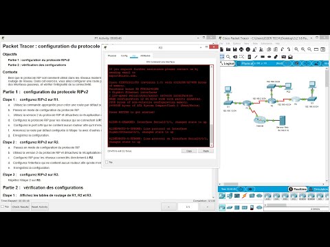 3.2.1.8 Packet Tracer - Configuration du RIPv2 | En français