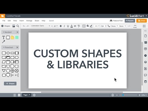 Video Gallery Lucidchart - create custom shapes and libraries