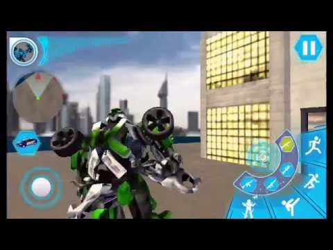 Robocar Hero | Police car Transform Robot car crime city cop 2