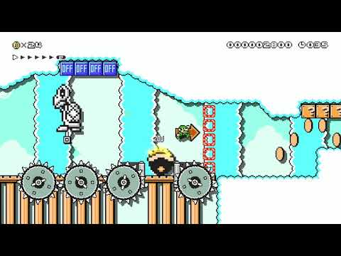 40 Second Sky Speedrun [EASY] by soos  ♪★ 🍄 Super Mario Maker 2 ✹Switch✹ #apo