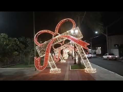 Mineiros- Goiás já  clima de Natal...