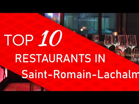 Os 10 melhores restaurantes em Saint-Romain-Lachalm, França