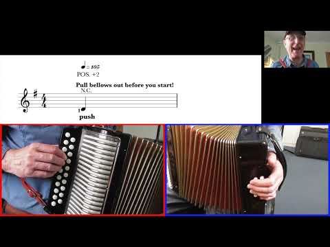 Flenmo Skänklåt  - GC Melodeon Performance Video And Tutorial Clip