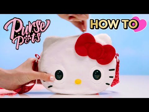 Bērnu interaktīva soma Purse Pets Sanrio Hello Kitty and Friends Chococat