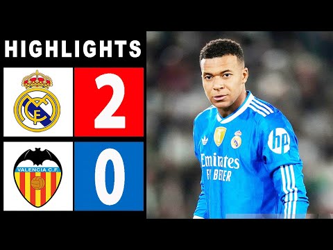 Real Madrid vs Valencia 2-0 All Goals & Highlights 2026