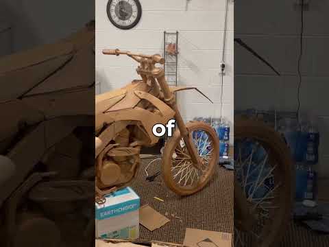 Would you drive this cardboard bike