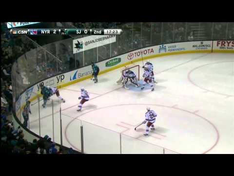 NHL 2015 01 10 New York Rangers vs San Jose Sharks Condensed Game