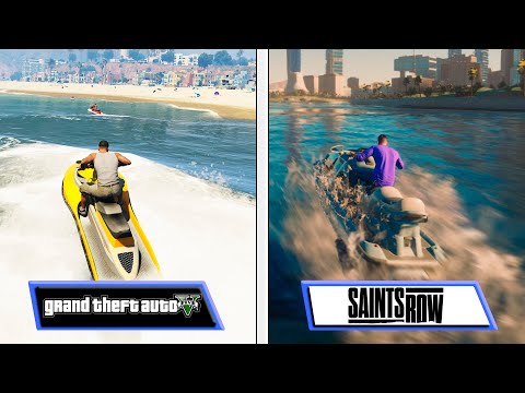 Analista de Bits | Saint's Row 2022 vs GTA V | Graphics & Details Comparison | PC Max. Settings