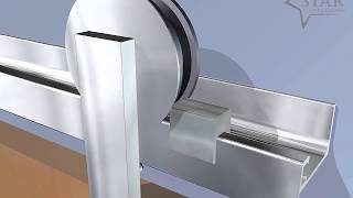 COMO INSTALAR TRILHO PARA PORTA DE CORRER ROLDANA APARENTE - STARPUXADORES