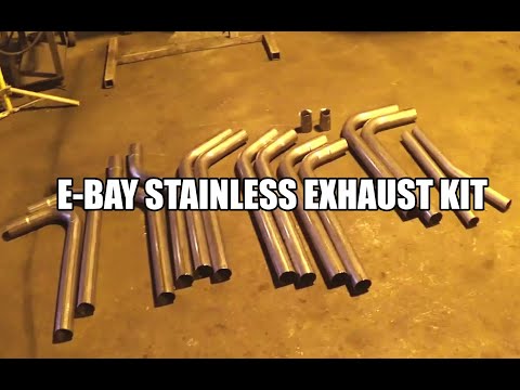 STAINLESS STEEL E-BAY EXHAUST U-FIT KIT INSTALL-  Project Hank Part 3