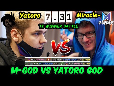 Nigma.Miracle [Pangolier] vs Yatoro Terrorblade - Ti Winner Epic Battle Dota 2 7.31 pro Gameplay