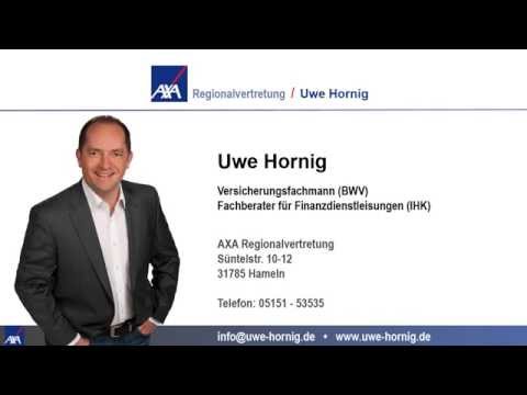 AXA Versicherung Hornig & Knoch oHG in Hameln YouTube-Vdeominiatur 3