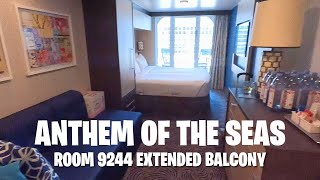 Step Inside Anthem of the Seas Room 9244 – Huge Balcony Tour!