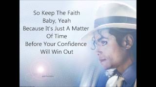 Keep The Faith - Michael Jackson w/ lyrics