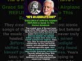 Grace Slick of Jefferson Airplane REFUSES to Speak To This Former Bandmate #shorts