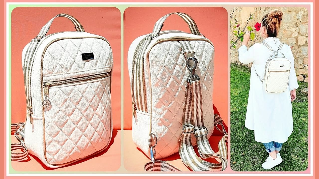 Tuto #DIY facile : Coudre un sac à dos en simili convertible en sac à main , Le sac #JÓIA 🥰
