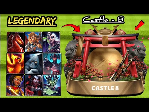 Trolling Castle 8 OPPONENT'S WITH All Legendary Cards! Castle Crush