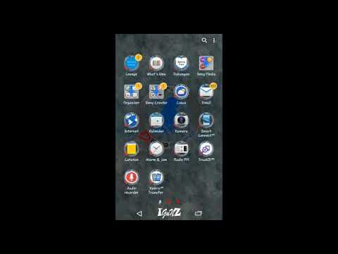 Sony Xperia Theme with Live Wallpaper