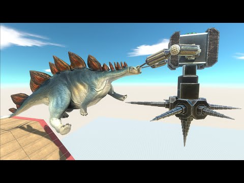 Every units fall into the spike trap - Animal Revolt Battle Simulator