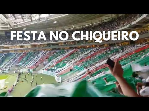CHIQUEIRO, FESTA NO CHIQUEIRO! 🐷 - EXPLOSÃO DA TORCIDA DO PALMEIRAS NO DERBY! 