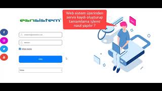 Esn Sistem Yazılım | Teknik Servis Takip Programı | Esn Web İle Servis