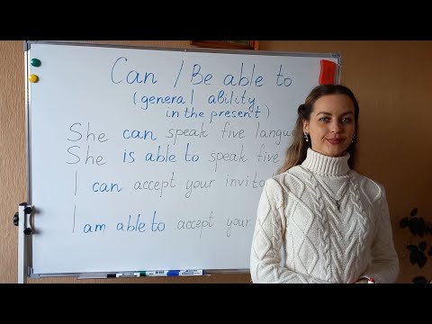 can/could/be able to