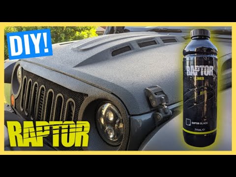RAPTOR LINER PAINT JOB - How To Paint Your JEEP or 4WD With U-Pol Raptor Liner [Full DIY Guide]
