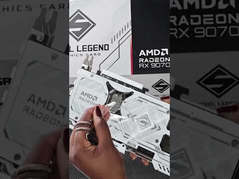 Unboxing the ASRock Steel Legend RX 9070 XT @AMD  Want a shot at winning it?
