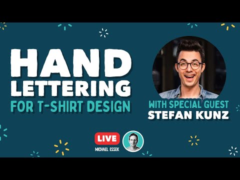 Hand Lettering Tutorial For T-Shirt Design with Stefan Kunz @StefanKunz