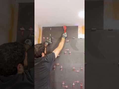 12x24 Shower Tile Tips - #shorts #homerepairtutor