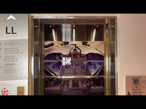 Modded Otis Traction Elevator (Car 2) at Smithsonian Air & Space Museum, Washington, D.C.