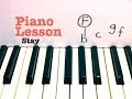Stay- Piano Lesson- Rihanna ft Mikky Ekko (Todd ...