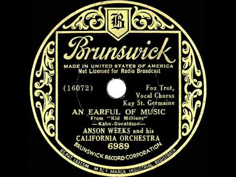 1934 Anson Weeks - An Earful Of Music (Kay St. Germaine, vocal)