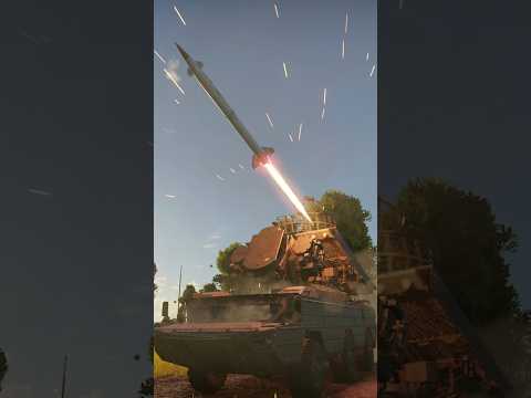 9K33M3 Osa-AKM Anti-Aircraft Missile Chasing F/A 18C Fighter