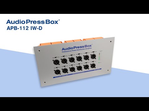 Активный аудио-сплиттер (пресс-бокс) AudioPressBox APB-112 IW-D