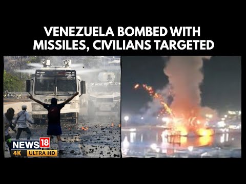Trump Bombs Venezuela | Full-Scale War Hits Caracas, Civilians Targeted in Deadly Strikes | 4K