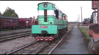Тепловозы ЧМЭ3-3491 и 5371 на ст. Рапла / CME3-3491 and 5371 at Rapla station