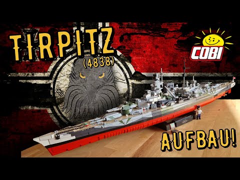 COBI - 4838 - TIRPITZ (neu, alles bedruckt!) - Aufbau! [deutsch/ gameplay]