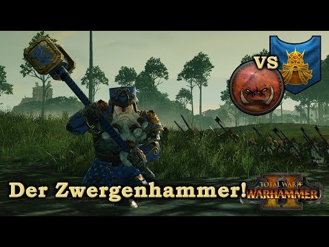 Zwergenhammer vs Grünhäute  -  Total War: Warhammer 2 deutsch