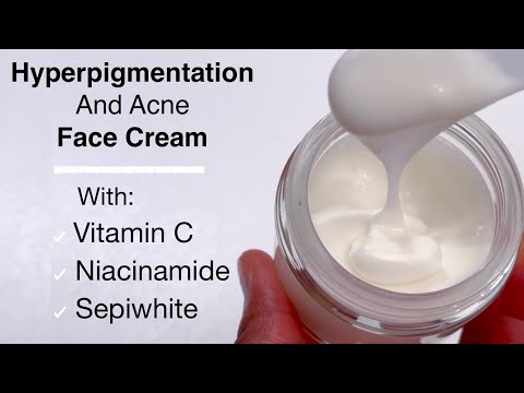 Hyperpigmentation And Acne Face Cream With Vitamin C, Niacinamide And Sepiwhite (Very Effective)