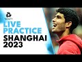 LIVE: Jannik Sinner Follows Carlos Alcaraz Practice in Shanghai! | Rolex Shanghai Masters 2023