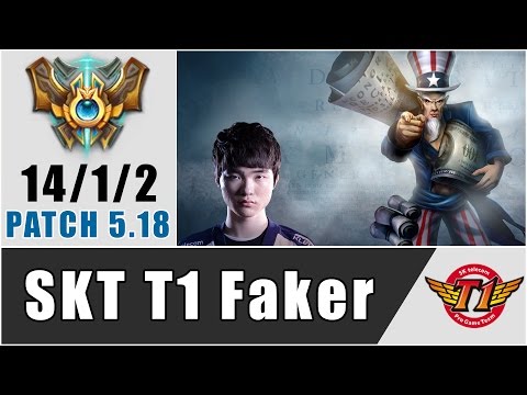 SKT T1 Faker - Ryze vs Fiora - Top - Season 5 - Patch 5.15 - KR SoloQ Challenger