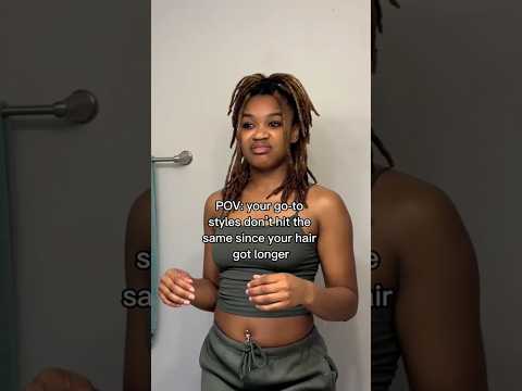 When your go to loc styles don’t hit anymore 😭 #locjourney #locs #naturalhair #shorts